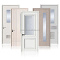 WPC Waterproof Door Glasses Door Panel Bathroom Door Side Opening
