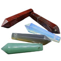 Huiying Bullet Point Crystal Necklace Pendant Wholesale European and American Hexagonal Natural Stone Pendant Necklace jewelry
