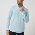 Custom Logo Men's Athletic Fit Soft Lightweight Long Sleeve Stretch Polo Shirts