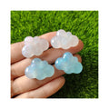 100Pcs New Colorful Glitter Cloud Embellishment Buttons Flatback Resin Cabochons for DIY Phone Handcraft Handmade Decor