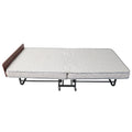Convenient Metal Structure Rollaway Bed with Mattress Contemporary Design for Hotels and Apartments