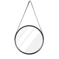 Jinn Home Modern Style Wall Hanging Vanity Mirror with Belt Glass Decorative Mirror