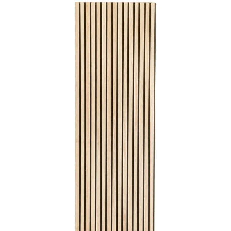 Wood Slat Acoustic Panels for Interior Wall Decor Soundproof Wall Akupanel Natural Wood Veneer Acoustic Slat Panel