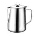 Cappuccino Milk Frother Pot Stainless Steel Coffee Pitcher Craft Latte Milk Frothing Jug With Lid