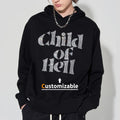 Oem Custom Pullover Streetwear Transfer Hoddies Unisex Men 100% Cotton Rhinestone Hoodie