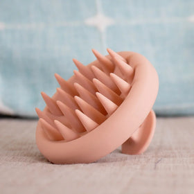 Lohas Wholesale OEM Silicone Scrubber Hair Brush Massager Reusable Head Massager Soft Silicon Shampoo Brush Scalp Massager