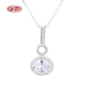 Hengdian Cubic Zirconia Women'S 925 Silver Pendant Necklace Jewelry Fashionable Wholesale Joyeria Bisuterias