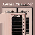 Abonnie Satin Mink Lash Extensions Supplies Custom logo Cashmere Matte Black Lash Trays