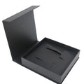 Handmade Luxury Gift Set Packaging Box Customized Black Cardboard with Magnetic Closure and EVA Foam Insert Embossed Color Box
