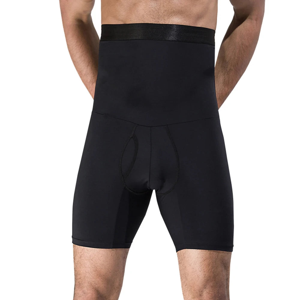 Men Tummy Control Shorts High Waist Slimming Shapewear Body Shaper Leg Underwear Briefs MegaBDM