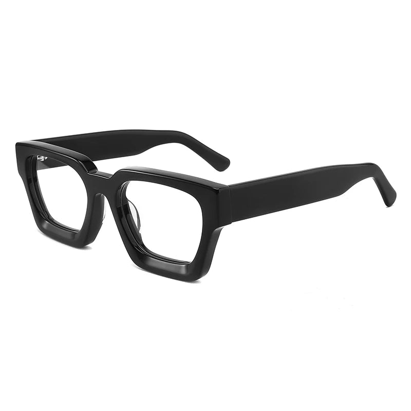 Factory Direct Supply Fashion Square Eyeglasses Frames Unisex Oversized Optical Glasses Frame Transparent Spectacles Big Eyewear