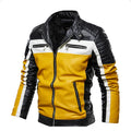 Plush Leather  Cross-border European Size Jacket Youth Motorcycle Jacket Men's Leather Jacket