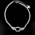 Sterling Silver 5*7/6*8/7*9/8*10/9*11mm Semi Mount Bracelet Empty Blank Claws Setting S925 Base Without Center Stone Inlay DIY
