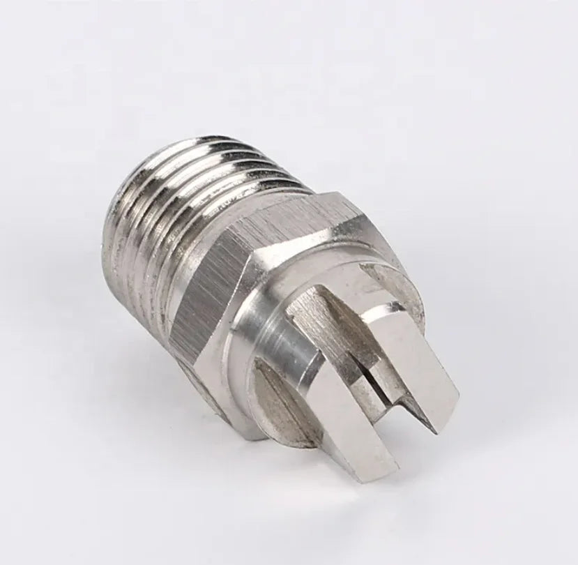 1/4'' 65 Degree 304SS High Pressure HU HVV Flat Fan Jet Spray Nozzle for Orbit New Condition
