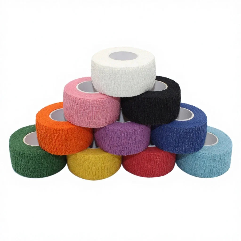 2.5cm Self Adhesive Sports Tape Cohesive Bandage for Children Finger Guard Wrist Wrap Fitness Knee Support Grip Sock Other Sport