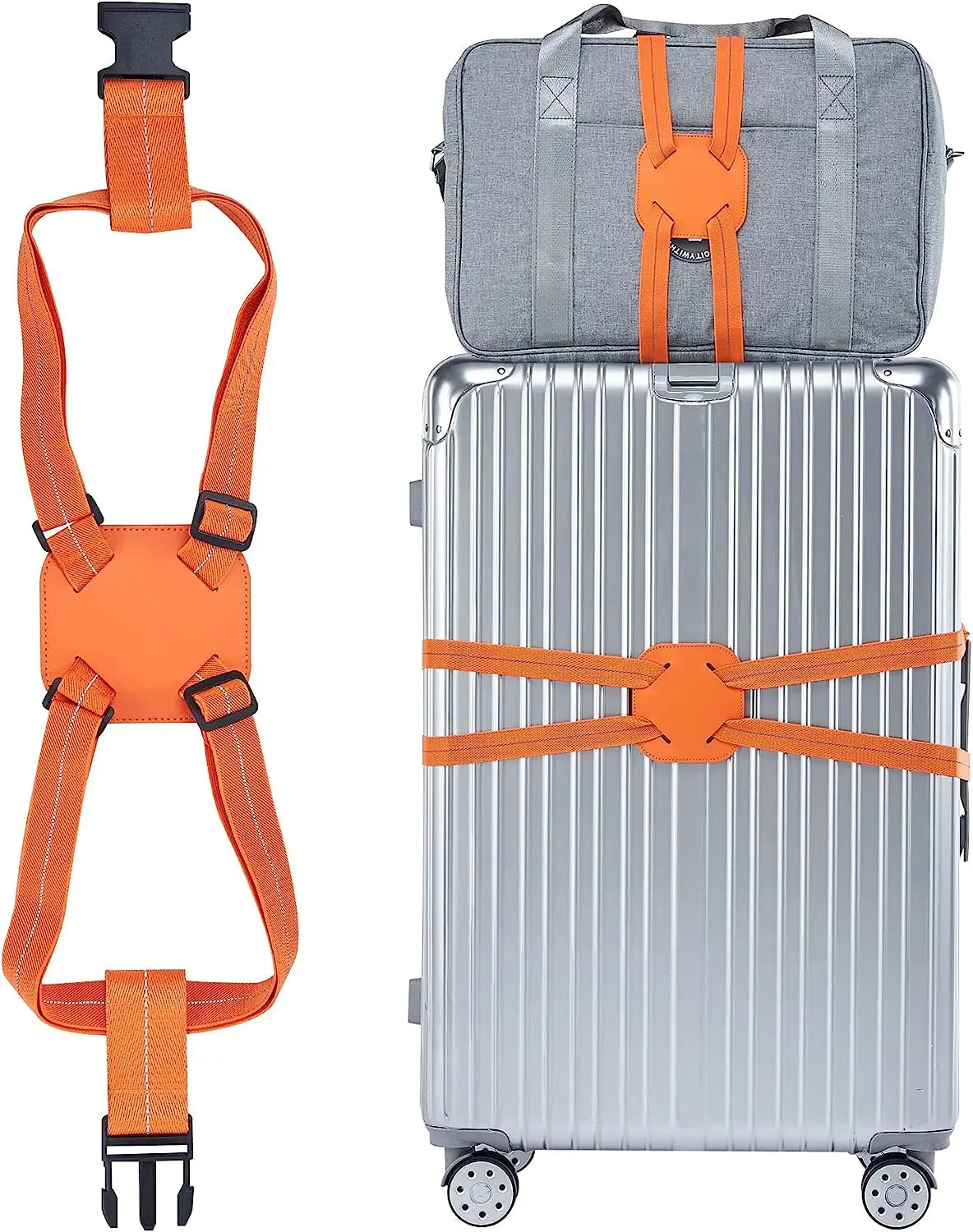 2024 Factory Direct Sales Travelkin Luggage Elastic Strap Travel Bag Elastic Strap for Suitcase Add a Bag