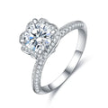 Anster Manufacturer Direct Sale S925 Custom Moissanite Ring for GRA
