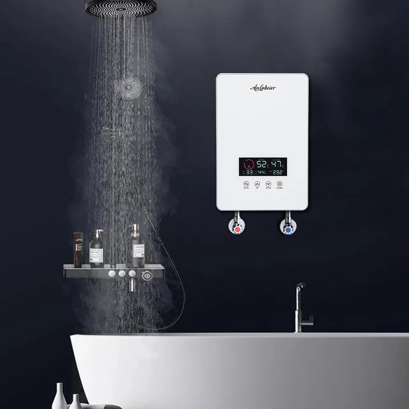Fast Heating Home 220volts  Tankless Hot Shower Instant Electric Water Heater Efficiency
