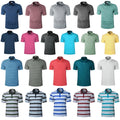 Men's Clothing Polo Short Sleeve Stripes Quick Dry Golf Polo T Shirts Quick Dry Breathable Anit-wrinkle Casual Summer Shirt Men