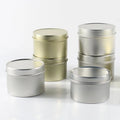 Hot Selling Container Round Candle Tin Jars Empty Candle Jars With Lid Metal Tins Candle