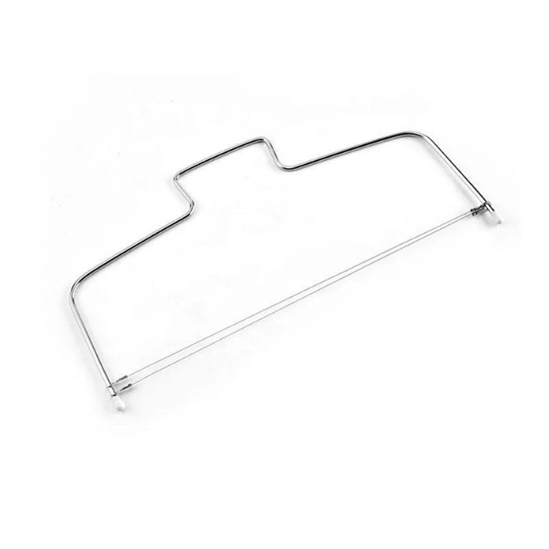 Adjustable 2 Wire Layer Cake Slicer Cutter Divider and Leveler With Stainless Steel Material