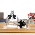 Manufacturer Cosmetic Bottles Luxury 15 Crimp Caliber 50ml Crystal White Material Glass Spray Pump Empty Perfume Bottle