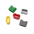 Disposable Fabric Bracelet with Plastic Clasp Closure Wristband Lock for Music Concert Access