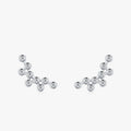 Ailmay Shining Clear Zircon Bubbles Shape Long Earrings for Women Classic 100% 925 Sterling Silver Fashion Jewelry
