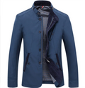 Men's Casual Business Long Windbreaker Wash Jacket Coat