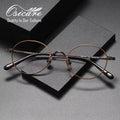 Premium Eyewear Wholesale European Gafas Negras Style Vogue Retro Vision Eyeglass Titanium Eye Glasses Spectacles Optical Frame