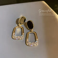 Wholesale Premium Geometric Pendant Earrings for Women Korean Style Retro Atmosphere Female New Earrings