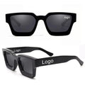 High End 2026 Fashion Men Women Anti Blue Light Customizable Logo UV400 Designer Acetate Polarized Sunglasses