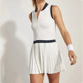 New Style Women Summer Sleeveless Sports Dress Running Fitness Golf Dresses Quick Dry Warm-up Golf Badminton Tennis Dress