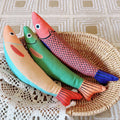 Wholesale Cartoony Style Interactive Plush Cat Toy Durable Seafood Fish Chew Sustainable Catnip Eco-Friendly Kitten Pet Supplies
