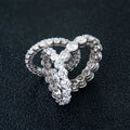 High Quality Fine Jewelry Women Hiphop Iced Eternity Gold Plated 925 Silver Gra Vvs Tennis Diamond Mossanite Moissanite Ring
