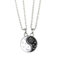 AA016295 Chinese Style Fashion Jewelry Necklaces Dragon Necklace Black White Tai Chi Friendship Necklace