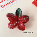 Wholesale Matte Butterfly Hair Claw Gradient Color Hairpin for Women Medium Christmas Accessories for Party Decorations