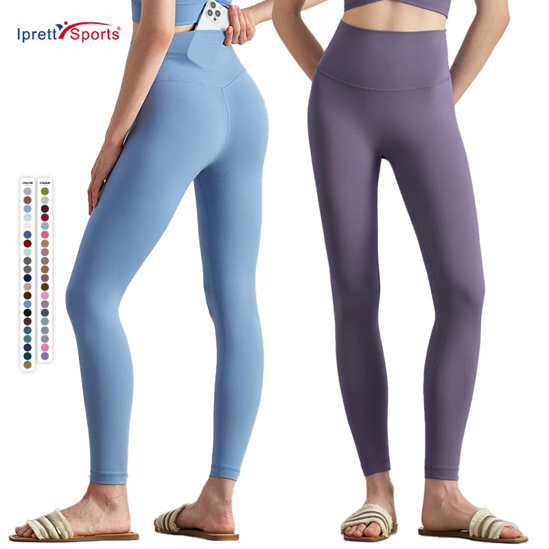 IprettySports Custom Active  Wear Women High Waist Tummy Control Leggings Wholesale Womens Yoga Pants Gym Leggings for Women