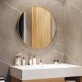 Modern Self-Adhesive Non-Perforated Glass 3D Wall Mirror for Bathroom for Home Bedroom Toilet Sink Dressing Room Makeup Mirror