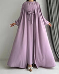 Muslim  Long Loose Abaya Dress for Adults  Size for Spring Summer Autumn Winter Seasons Plus Size Made Polyester