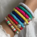 2025 Crystal Wholesale Clay Bead Charmed Bracelets Women Freshwater Clay Beads Bracelets