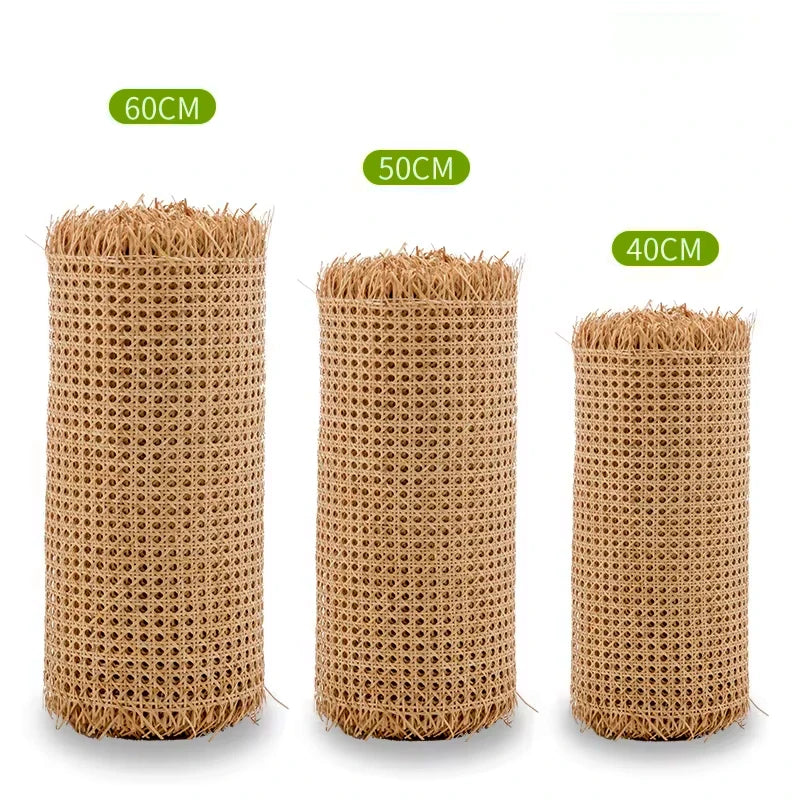 Customizable PE Synthetic or Natural Rattan Cane Raw Material Webbing Rotin Roll with Free Sample