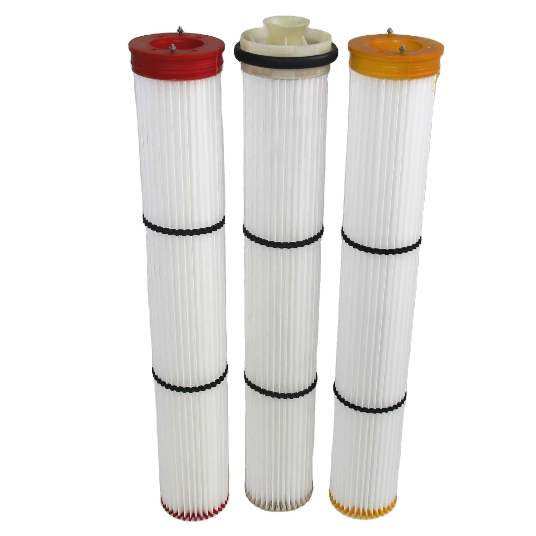 Concrete Mixing Plant Cement Silo Top Industrial Dust Collector Filter Cartridge Polyester Pleated Air Filter