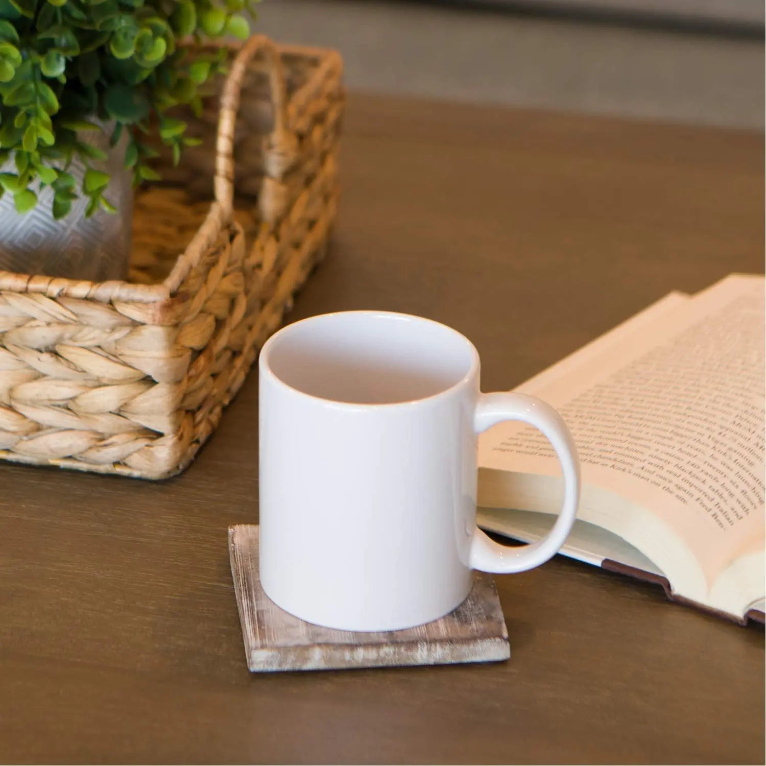 China Modern Sublimation  Plain White Ceramic Custom Made Print Thick 11oz  Porcelain Coffee Cup Mug