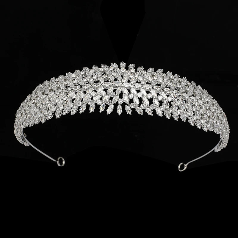 Bridal Wedding Headbands Classic New Fashion Design Tiara Hair Accessories Anniversary Wedding Women Head Band Corona Princesa