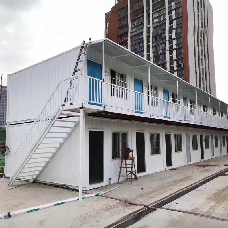 Portable Detachable Steel Prefab Container House Mobile Office Warehouse Store Sandwich Panel Design Mobile Homes for Sale
