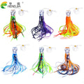 Hengjia 70g 100g Premium Marlin Tuna Resin Head Skirted Trolling Big Game Fishing Lures MegaBDM