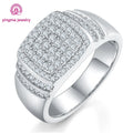 925 Silver White D VVS1 Brilliant Cut Moissanite Diamond Rings for Men Popular Style Fine Jewelry Iced Out Hip Hop Style