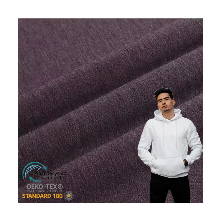 2026 Hot Sell 300gsm Silk Cashmere Single Side Bamboo Acrylic Fiber Knitted Fabric for Thermal Underwear