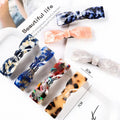 Accept ODM OEM Women's Acetate Bow Hairpin Hot Selling Handmade Lock Spring Clip Leopard Print Simple Alloy Duckbill Clip